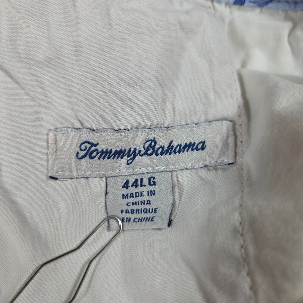 Tommy Bahama Boracay Shorts Mens 44 Coral Red Cotton Tencel Stretch Chino 44LG - Picture 3 of 11